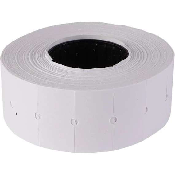 Árazószalag, 21x12 mm, "Motex", fehér