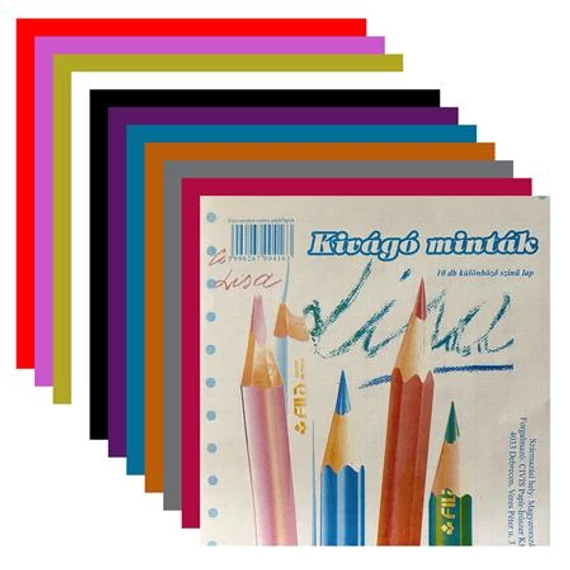 Kivágó minták, 14x14 cm, 10 lap