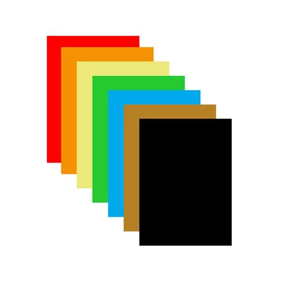 Színes papír, A4, 80 g, 6x15+10 lap, vegyes színek