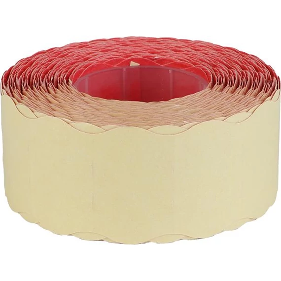 Árazószalag, 25x16 mm, piros