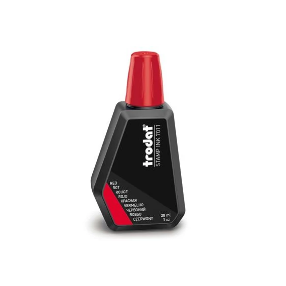 Bélyegzőfesték, 28 ml, TRODAT, piros Bélyegzőfesték, 28 ml, TRODAT, piros