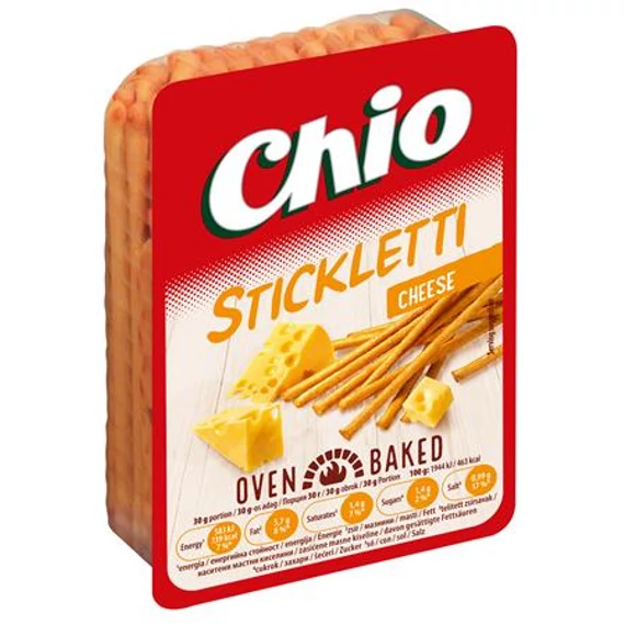 Sóspálcika, 80 g, CHIO "Stickletti", sajtos Sóspálcika, 80 g, CHIO "Stickletti", sajtos