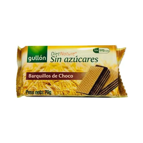 Nápolyi, cukormentes, 60 g, GULLÓN, kakaós