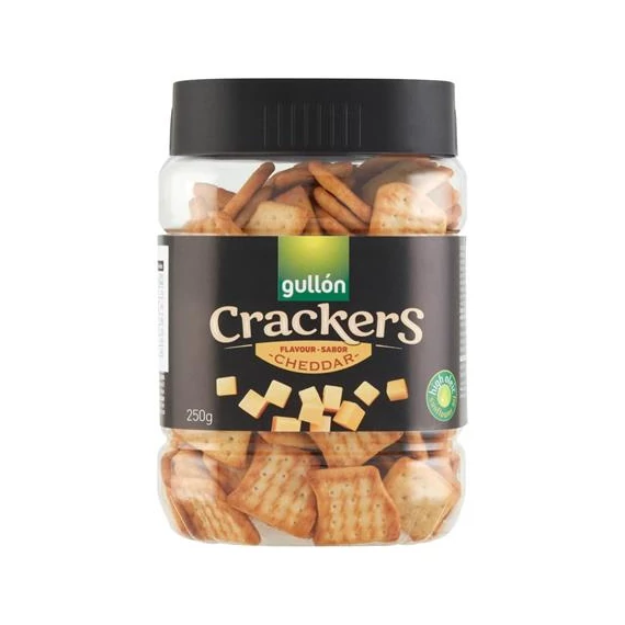 Kréker, 250 g, GULLÓN "Cracker", cheddar sajtos