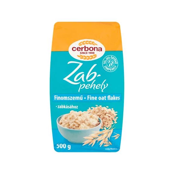 Zabpehely, 500 g, CERBONA, finomszemű