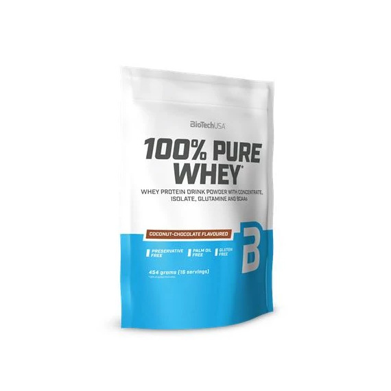 Táplálékkiegészítő, 454g, BIOTECH USA, kókusz-csokoládé
