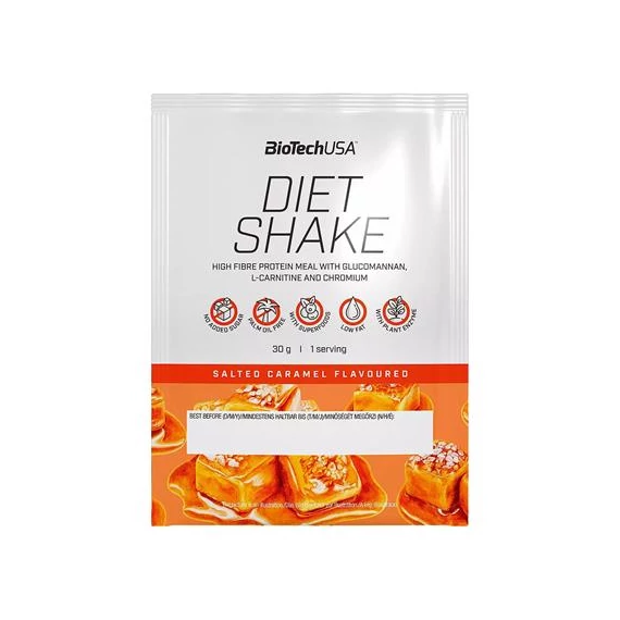 Étrend-kiegészítő italpor, 30g, BIOTECH USA "Diet Shake", sós karamell