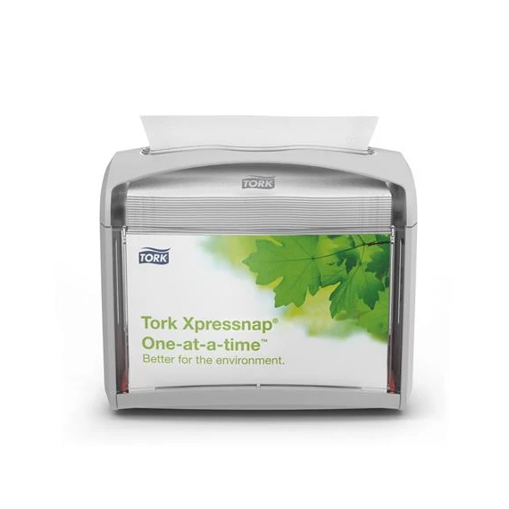 Szalvéta adagoló, 16,9x20,1x14,1 cm, asztalra helyezhető, N4 rendszer, Signature line, TORK "Xpressnap", szürke Szalvéta adagoló, 16,9x20,1x14,1 cm, asztalra helyezhető, N4 rendszer, Signature line, TORK "Xpressnap", szürke