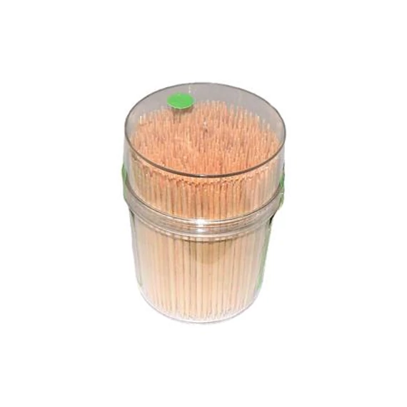 Fogvájó, műanyag tartóban, kb. 400 db Fogvájó, műanyag tartóban, kb. 400 db