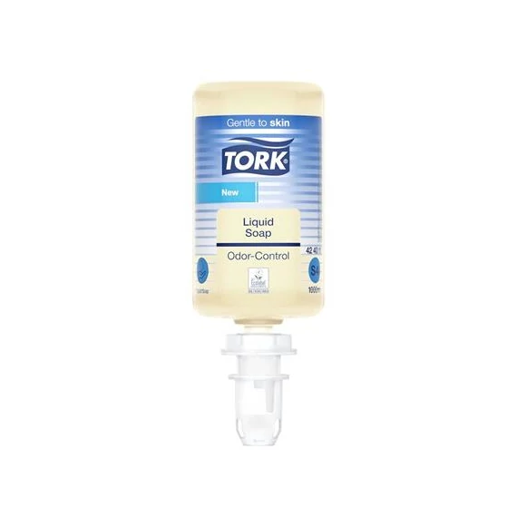 Folyékony szappan, 1 l, S4 rendszer, szagsemlegesítő, TORK "Odor-Control", átlátszó