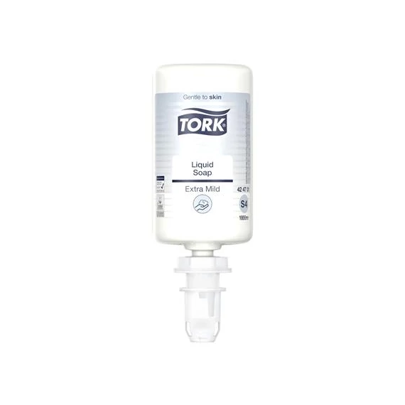 Folyékony szappan, 1 l, S4 rendszer, TORK "Érzékeny bőrre", fehér