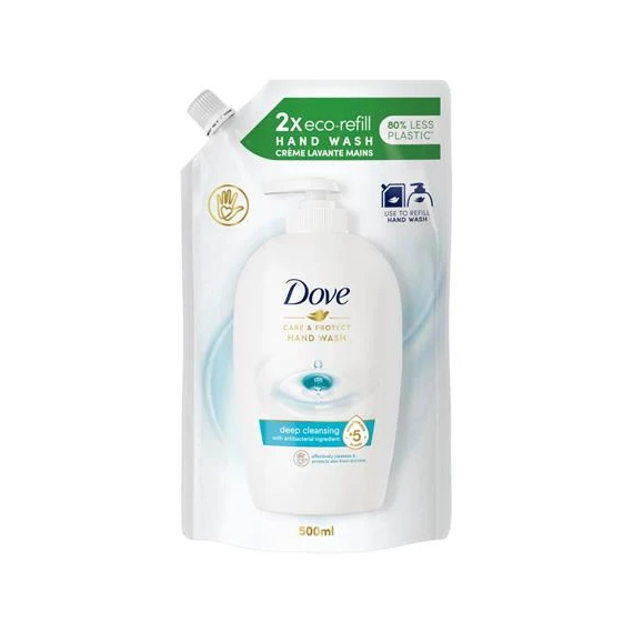 Folyékony szappan utántöltő, 500 ml, DOVE "Care&Protect"