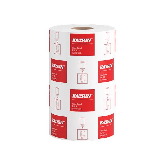 Kéztörlő, tekercses, 2 rétegű, KATRIN, fehér, "CLASSIC S2/75"