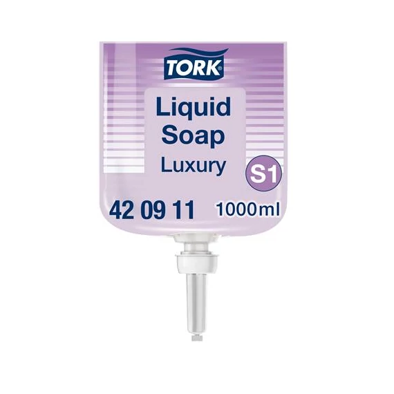 Folyékony szappan, 1 l, S1 rendszer, TORK "Luxury", lila
