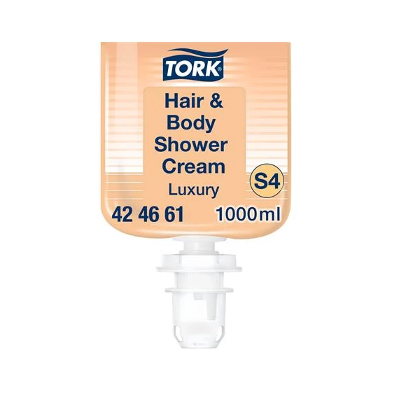 Folyékony szappan, 1 l, S4 rendszer, TORK "Luxury", tusoláshoz és hajmosáshoz