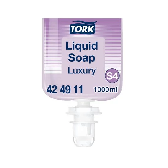 Folyékony szappan, 1 l, S4 rendszer, TORK "Luxury", lila
