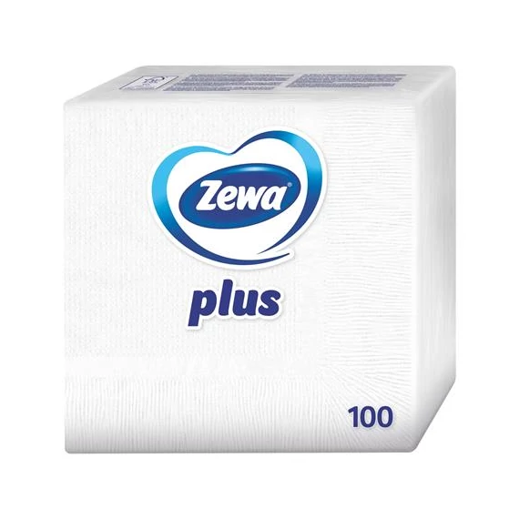 Szalvéta, 100 db-os, ZEWA, fehér