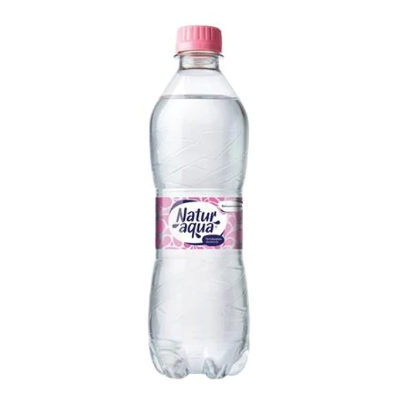 Ásványvíz, szénsavmentes, NATUR AQUA, 0,5 l