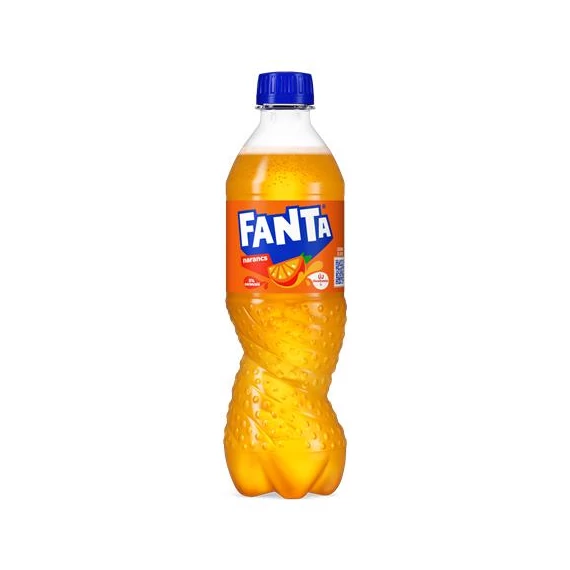 Üdítőital, szénsavas, 0,5 l, FANTA, narancs