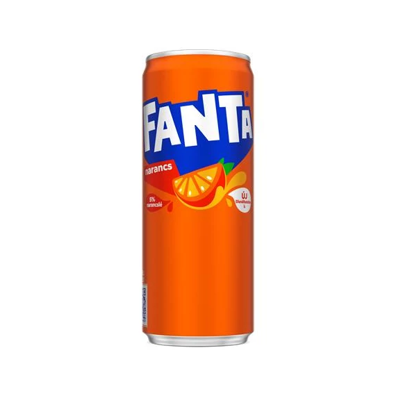 Üdítőital, szénsavas, 0,33 l, dobozos, FANTA