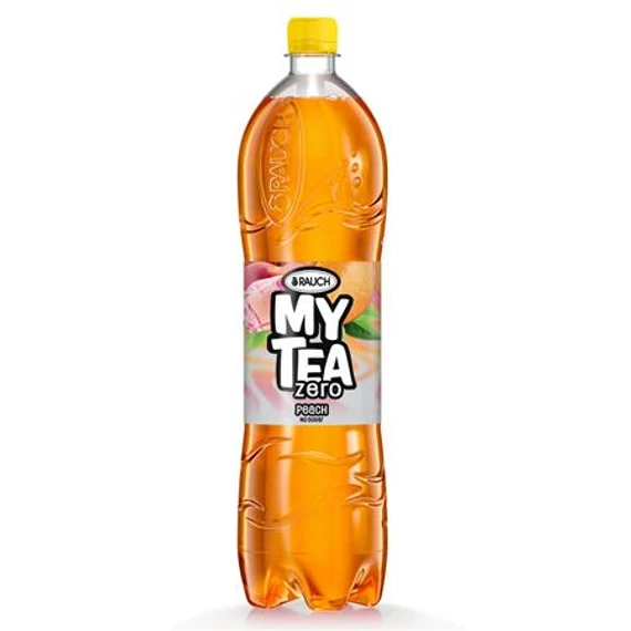 Üdítőital, szénsavmentes, cukormentes, 1,5 l, RAUCH "Mytea ZERO", őszibarack