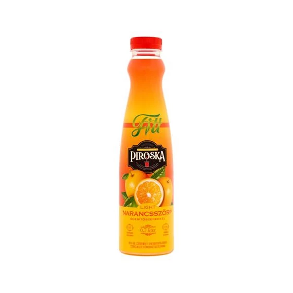 Szörp, light, 0,7 l, PIROSKA "Fitt", narancs