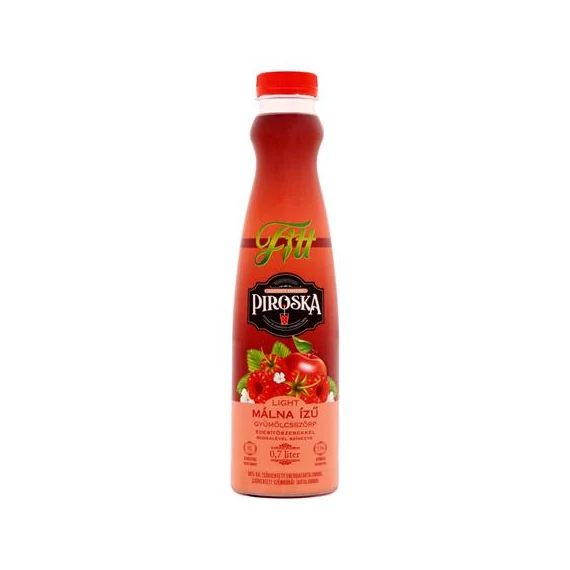 Szörp, light, 0,7 l, PIROSKA "Fitt", málna