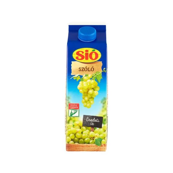 Gyümölcsital, 12%, 1 l, SIÓ, szőlő