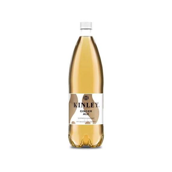 Üdítőital, szénsavas, 1,5 l, KINLEY, gyömbér-rozmaring