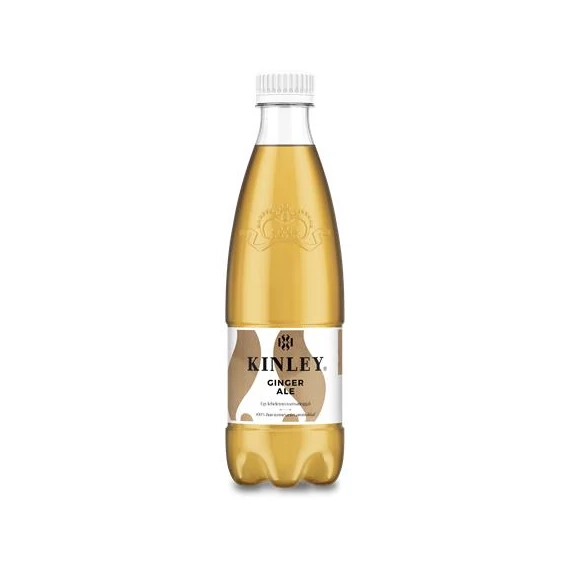 Üdítőital, szénsavas, 0,5 l, KINLEY, gyömbér-rozmaring