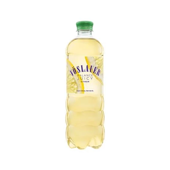 Ásványvíz, ízesített, VÖSLAUER "Balance Juicy", 0,75 l, citrom