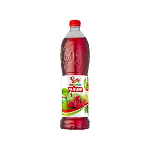Szörp, 50% gyümölcstartalom, 1 l, PÖLÖSKEI, málna Szörp, 50% gyümölcstartalom, 1 l, PÖLÖSKEI, málna