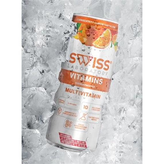 Üdítőital, szénsavmentes, 250 ml, SWISS "Vitamins"