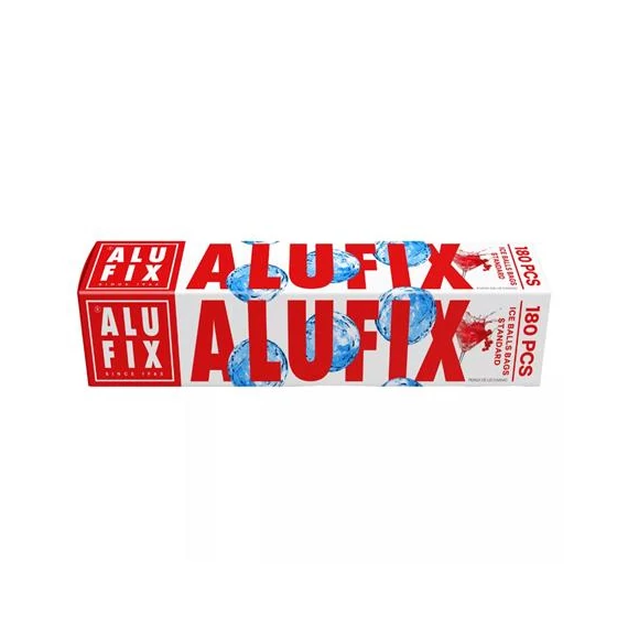Jéggolyókészítő zacskó, önzáró, 180 db, ALUFIX