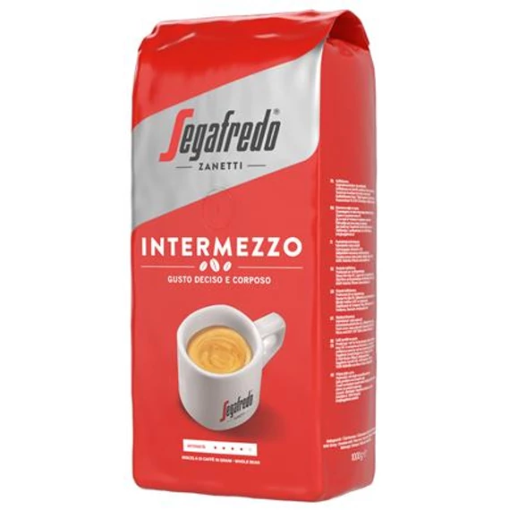 Kávé, pörkölt, szemes, 1000 g, SEGAFREDO "Intermezzo"