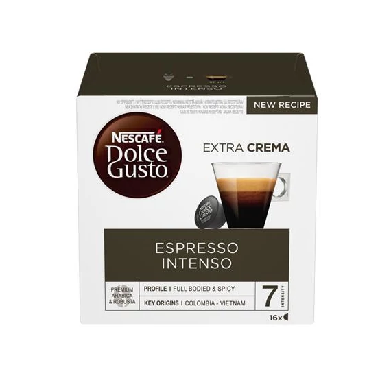 Kávékapszula, 16 db,  NESCAFÉ DOLCE GUSTO "Espresso Intenso"