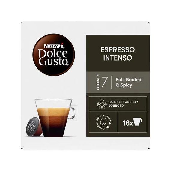Kávékapszula, 16 db,  NESCAFÉ DOLCE GUSTO "Espresso Intenso"