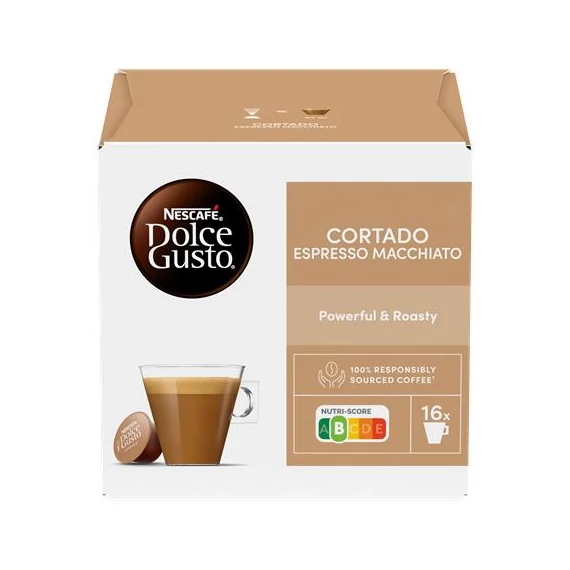Kávékapszula, 16 db,  NESCAFÉ DOLCE GUSTO "Cortado Espresso Macchiato "