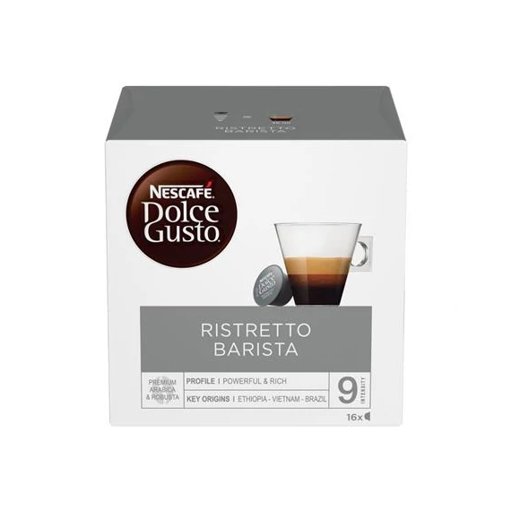 Kávékapszula, 16 db,  NESCAFÉ DOLCE GUSTO "Ristretto Barista"