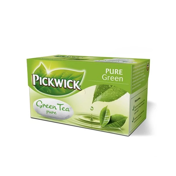 Zöld tea, 20x1,5 g, PICKWICK, natúr