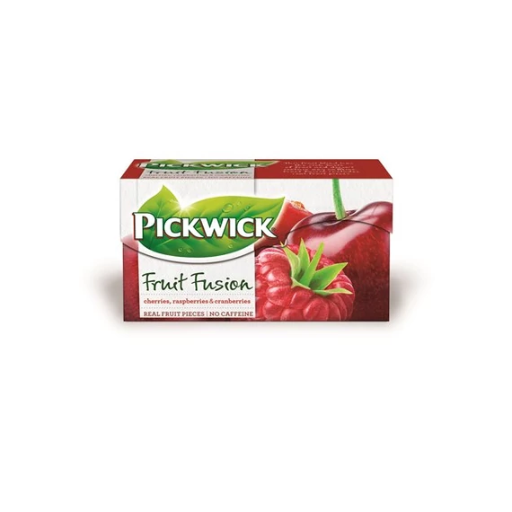 Gyümölcstea, 20x2 g, PICKWICK "Fruit Fusion", meggy-áfonya-málna Gyümölcstea, 20x2 g, PICKWICK "Fruit Fusion", meggy-áfonya-málna