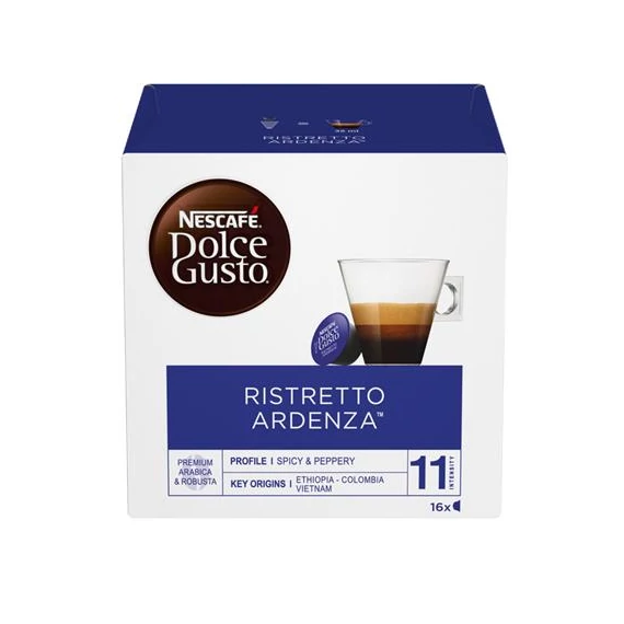 Kávékapszula, 16 db,  NESCAFÉ DOLCE GUSTO "Ristretto Ardenza"