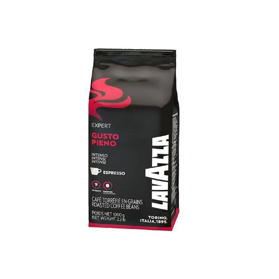 Kávé, pörkölt, szemes, 1000 g, LAVAZZA "Gusto Pieno"