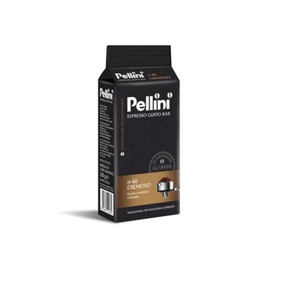 Kávé, pörkölt, őrölt, 250 g, PELLINI, "Cremoso"