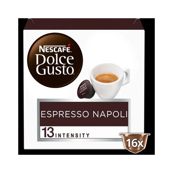 Kávékapszula, 16 db, NESCAFÉ DOLCE GUSTO "Espresso Napoli"