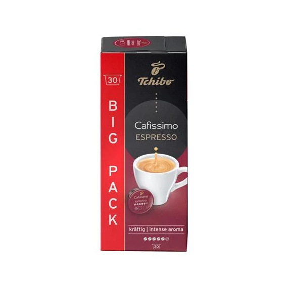 Kávékapszula, 30 db, TCHIBO "Cafissimo Espresso Intense"