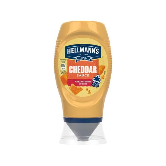 Cheddar szósz, 250 g, HELLMANNS