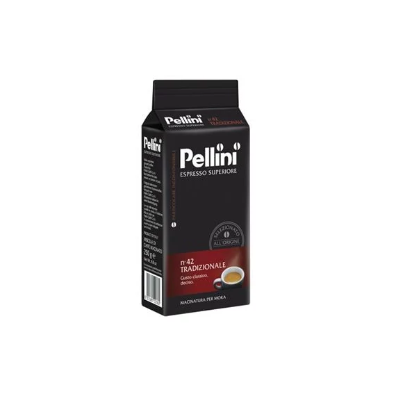 Kávé, pörkölt, őrölt, 250 g,  PELLINI, "Tradicionale"