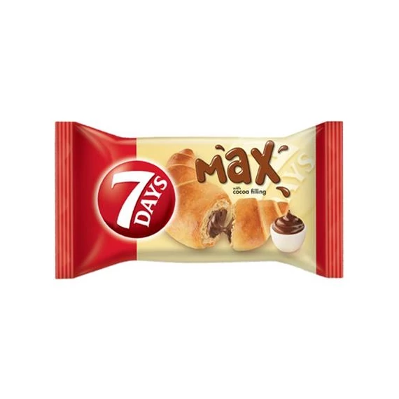 Croissant, 80 g, 7DAYS "Max", kakaókrémmel