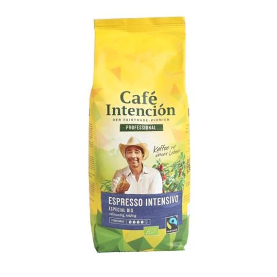Kávé, pörkölt, szemes, 1000 g, CAFÉ INTENCIÓN "Professional Espresso Intensivo Especial BIO" Kávé, pörkölt, szemes, 1000 g, CAFÉ INTENCIÓN "Professional Espresso Intensivo Especial BIO"